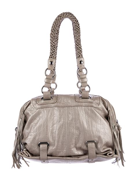 Coach Metallic Leather Shoulder Bag - Handbags - CCH21393 | The RealReal