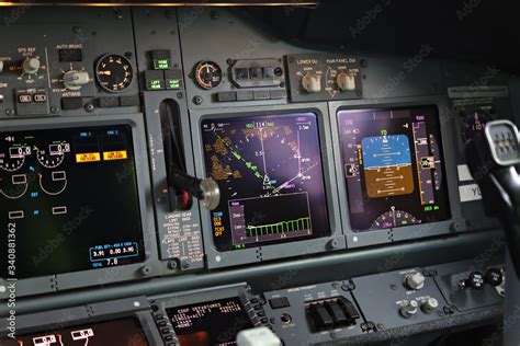 Boeing 737 Primary Flight Display Stock Photo Adobe Stock