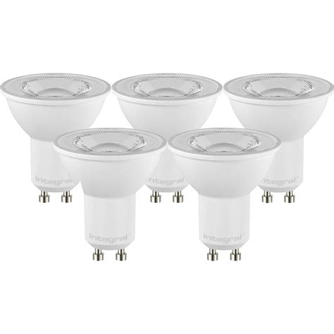 Integral LED Classic GU10 Dimmable Lamp 5 7W Cool White 660m Toolstation