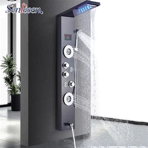 Buy Senlesen Shower Column Panel Wall Mount W Massage