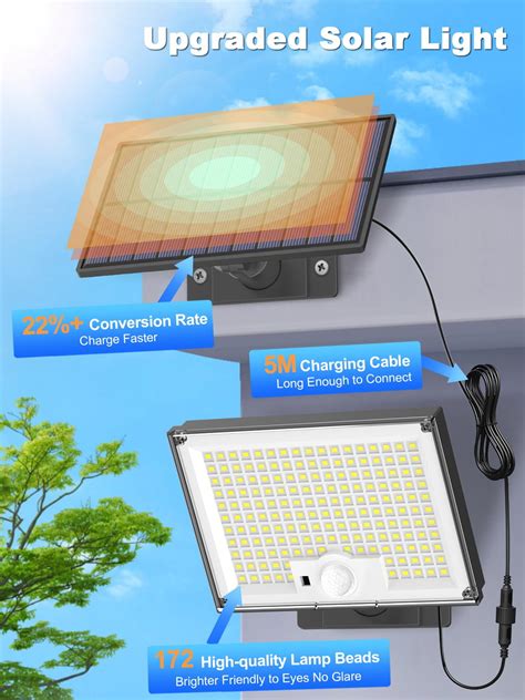 Snapklik Gusicil Solar Lights Outdoor Waterproof Ip Led