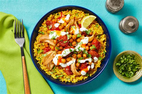 Middle Eastern Chickpea Bowls Recipe Hellofresh