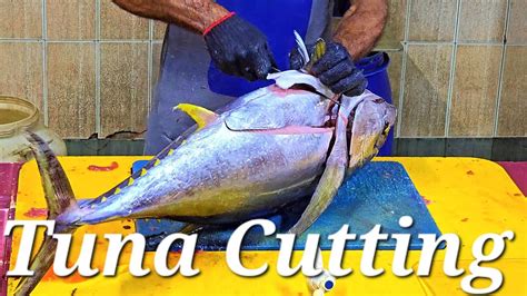 Expert Yellowfin Tuna Filleting Swift And Precise Cutting Techniques