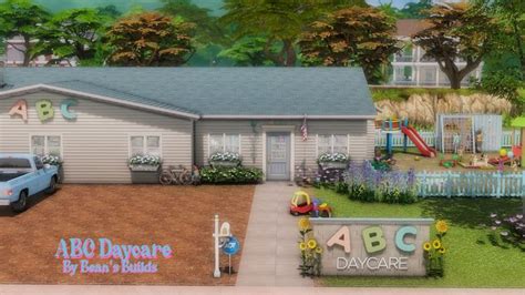 ABC Daycare Bean S Builds The Sims 4 Lots Sims 4 Houses Building