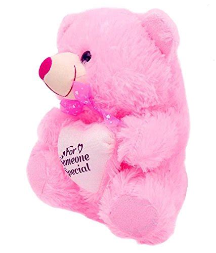 Pink Heart Teddy Bear Soft Toy- 30 cm, Pink Teddy Bears