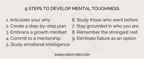 Develop Mental Toughness Quick Ways You Can Overcome Failure Sarah