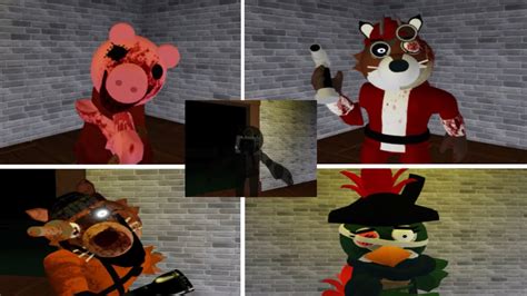 ALL JUMPSCARES Piggy TVA Concepts Roblox Piggy Fan Game YouTube