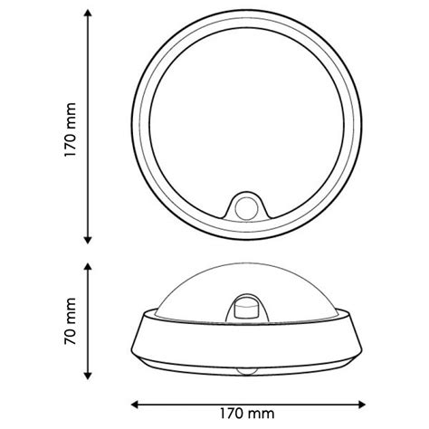 Aplique Led Con Sensor Movimiento Sphere W Pir Ip Ledme