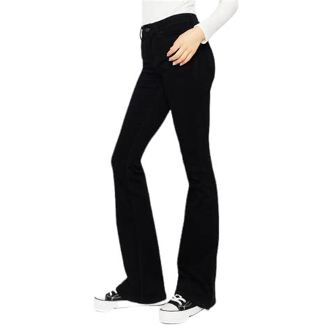 Mid Rise Black Flare Jeans Square 1 Boutique