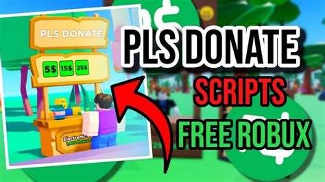 Roblox Pls Donate Script Hack Infinite Robux Auto Beg Fake