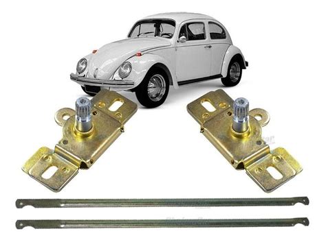 Par Fechadura Vareta Interna Porta Comando Vw Fusca 1977 SHALOMCAR