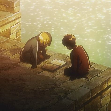 Image Armin And Eren Readingpng Attack On Titan Wiki Fandom