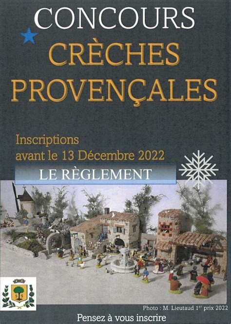 CONCOURS CRÈCHES PROVENCALES Mairie de Saint Savournin