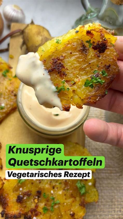 Knusprige Quetschkartoffeln Mit Knoblauch Butter Vegetarisch Total