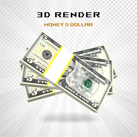 Premium Psd Usa Dollar Currency D Rendering