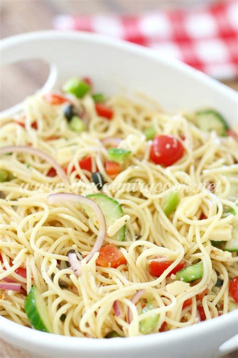 Spaghetti Salad The Country Cook Cold Pasta Salad Recipes