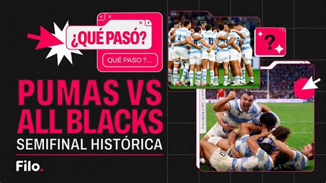 PUMAS vs ALL BLACKS semifinal histórica en el Mundial de Rugby Qué