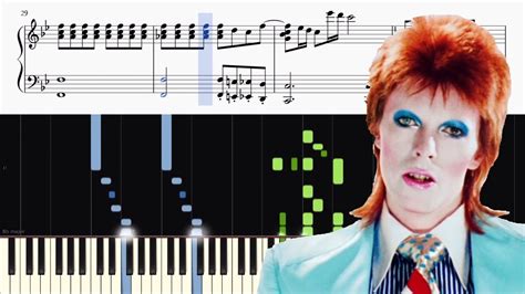 David Bowie Life On Mars Advanced Piano Tutorial Sheets Youtube