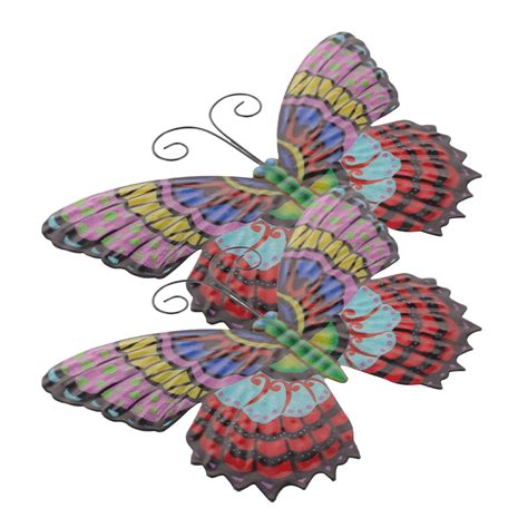 Tanom Pcs Wrought Iron Butterfly Wall Hanging Butterflies Sculpture