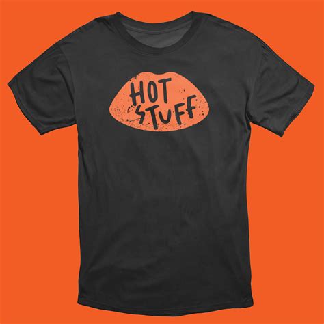 Hot Stuff Orange Lips Tee Hot Stuff