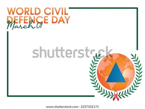 Vector Graphic World Civil Defence Day Stock Vector Royalty Free