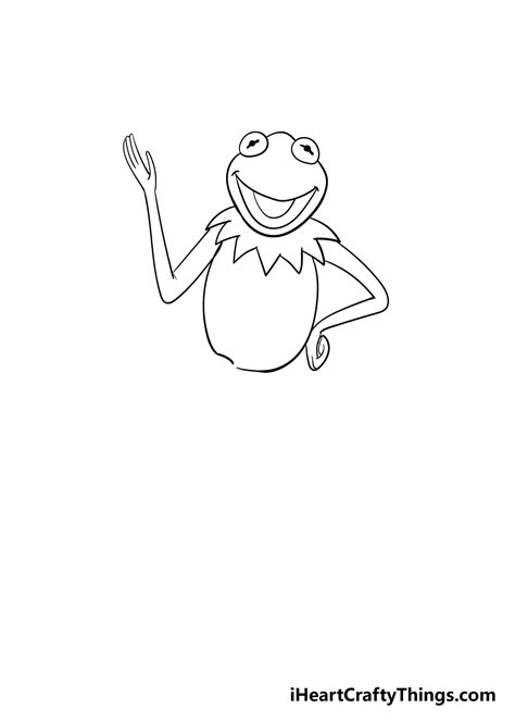 Kermit The Frog Drawing - How To Draw Kermit The Frog Step By Step