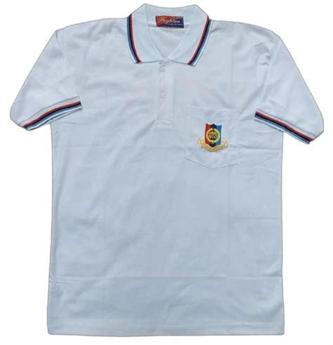 Cotton Men Ncc Polo T Shirt V Neck Collar At Rs In Kolkata Id