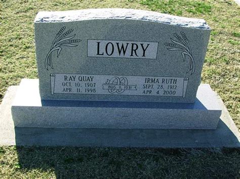 Irma Ruth Fox Lowry 1912 2000 Find A Grave Memorial