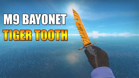 CS GO Knife Showcase M9 Bayonet Tiger Tooth Factory New YouTube