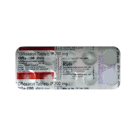 Ofla 200mg Tablet 10'S - Buy Medicines online at Best Price from ...