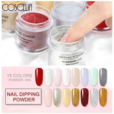 Dip Powder Nails Holographic Glitter Pigment Powder 10g Nail Polish