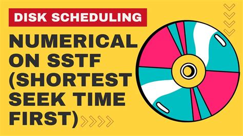 Numerical On Sstf Shortest Seek Time First Disk Sheduling Youtube