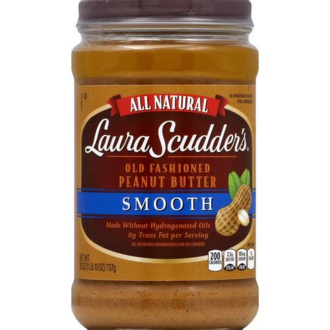 Laura Scudders Peanut Butter Old Fashioned Smooth Smart And Final