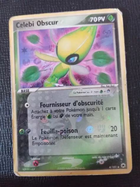 Carte Pok Mon Celebi Obscur Holo Ex L Gendes Oubli Es Fran Aise