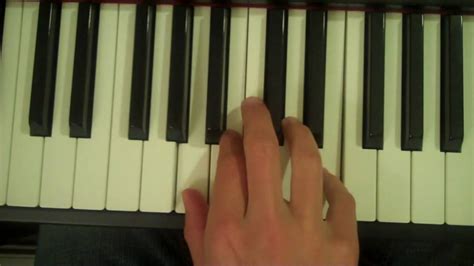 How To Play An Asus2 Chord On Piano Youtube