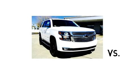 Compare The Chevy Tahoe Vs Cadillac Escalade Youtube