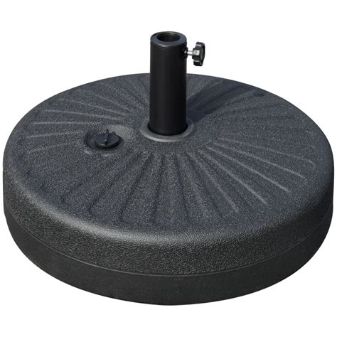 Outsunny Pied De Parasol Rond Socle De Parasol Base De Lestage Sable Et