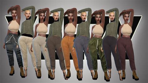 Lana CC Finds Yeezy Baggy Pants Sims Baggy Pant Female