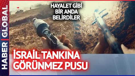 İsrail Tankına Görünmez Pusu Kassam Tugayı 2 İsrail Tankını Böyle İmha