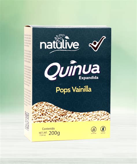 Quinua Pops Vainilla Natulive