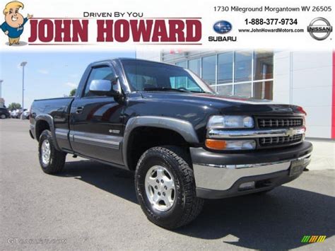 2000 Onyx Black Chevrolet Silverado 1500 Z71 Regular Cab 4x4 53672760