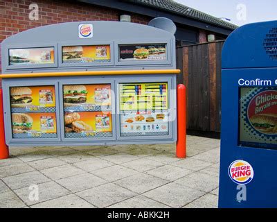 Menu at a Burger King drive thru Stock Photo, Royalty Free Image ...