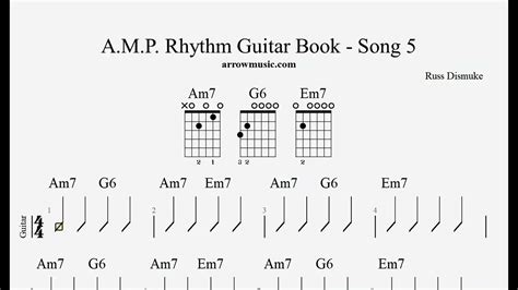 A M P Rhythm Guitar Book Song 05 1 Slower Youtube