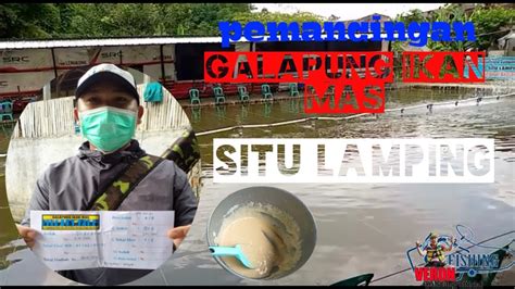 Lomba Mancing Ikan Mas Galapung Di Situ Lamping Bandung Kukumbulnya