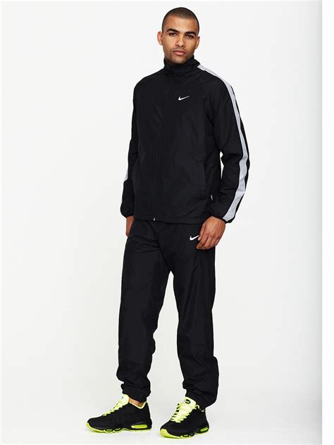 Nike Nike Mens Woven Tracksuit In Black For Men Lyst