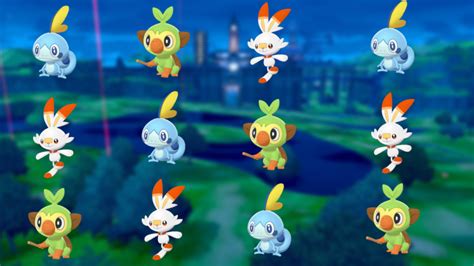 Pokemon Sword Starters Evolution Chart