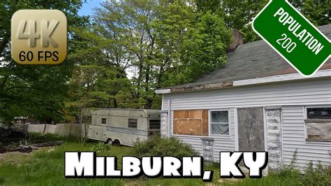 Driving Around Small Village Milburn KY In 4k Video YouTube