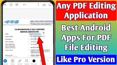 How To Edit PDF Files In Mobile Like A Pro With The Best PDF Editor For