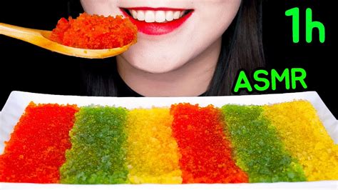 Asmr Flying Fish Roe Hour No Talking Eating Sounds Mukbang