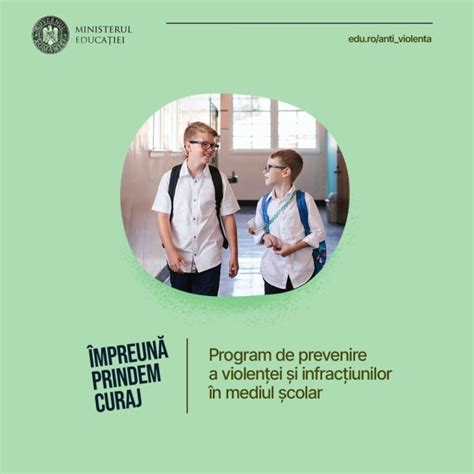 Program de prevenire a violenței și infracțiunilor în mediul școlar